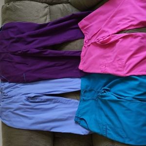 Scrub Pants Lot of 4 Pairs Size S